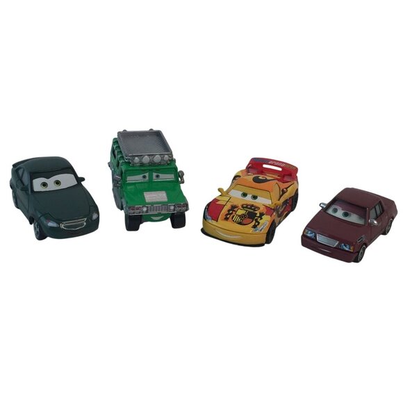 Disney Pixar Cars Diecast TJ Hummer Johnny Miguel & Lenticular Eyes Skip Ricter - Picture 1 of 9